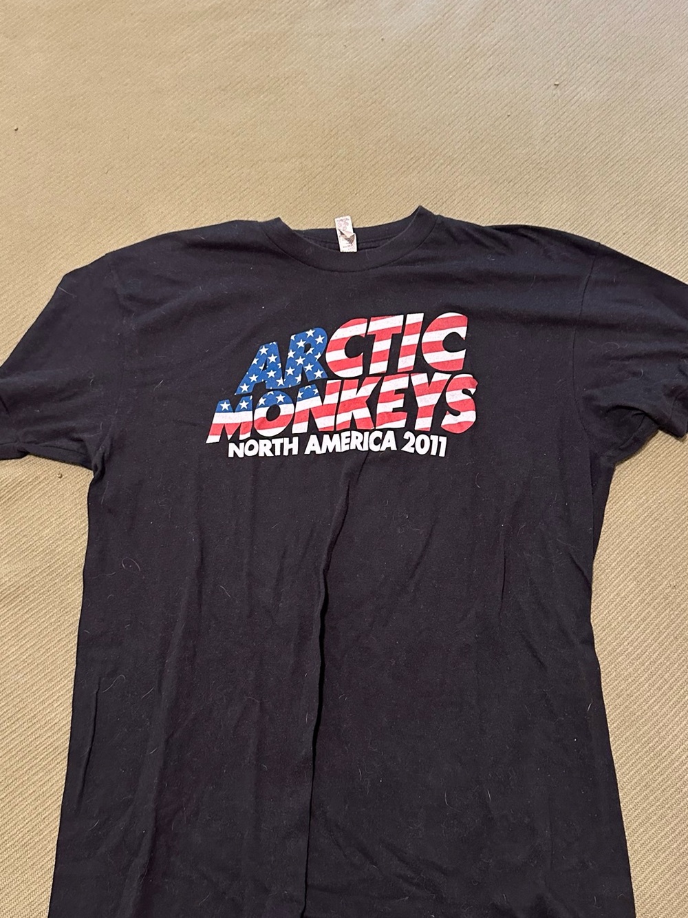 Arctic Monkeys North America 2011 Black Band Tee